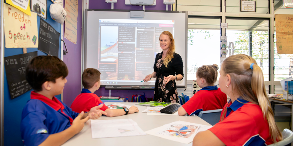 A primary classroom in Northern Territory, Australia