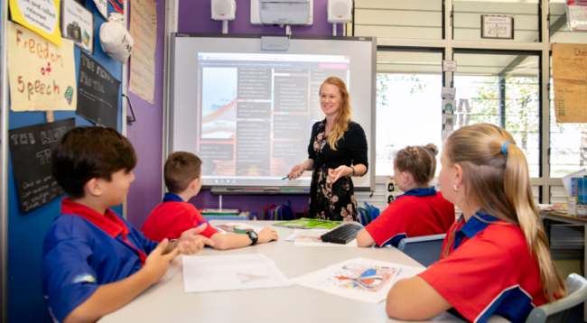 A primary classroom in Northern Territory, Australia
