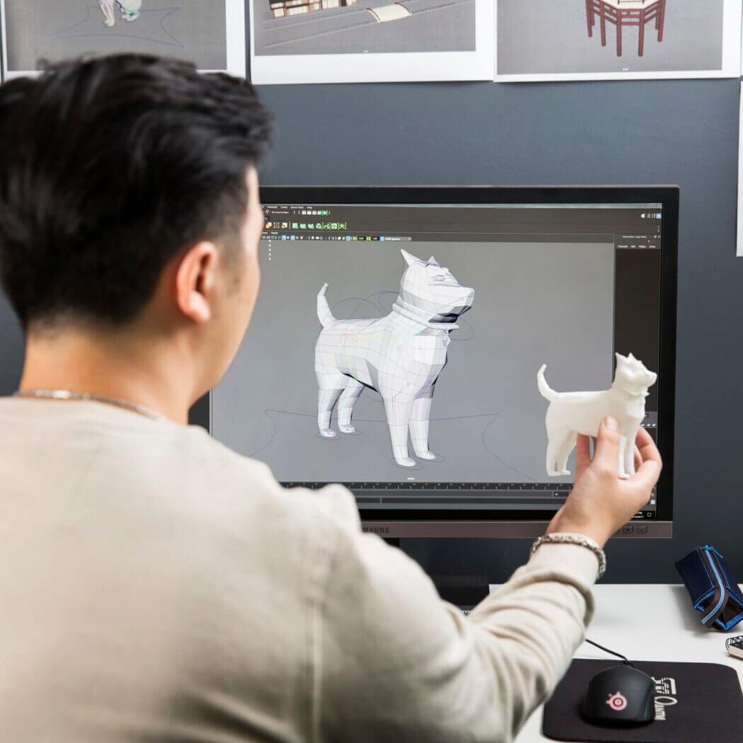 SAE UNIVERSITY COLLEGE 11 SAE AUS Image SYD Animation Male Student with 3D Model 1050x1074 1