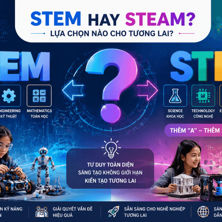 GIÁO DỤC STEM HAY STEAM?