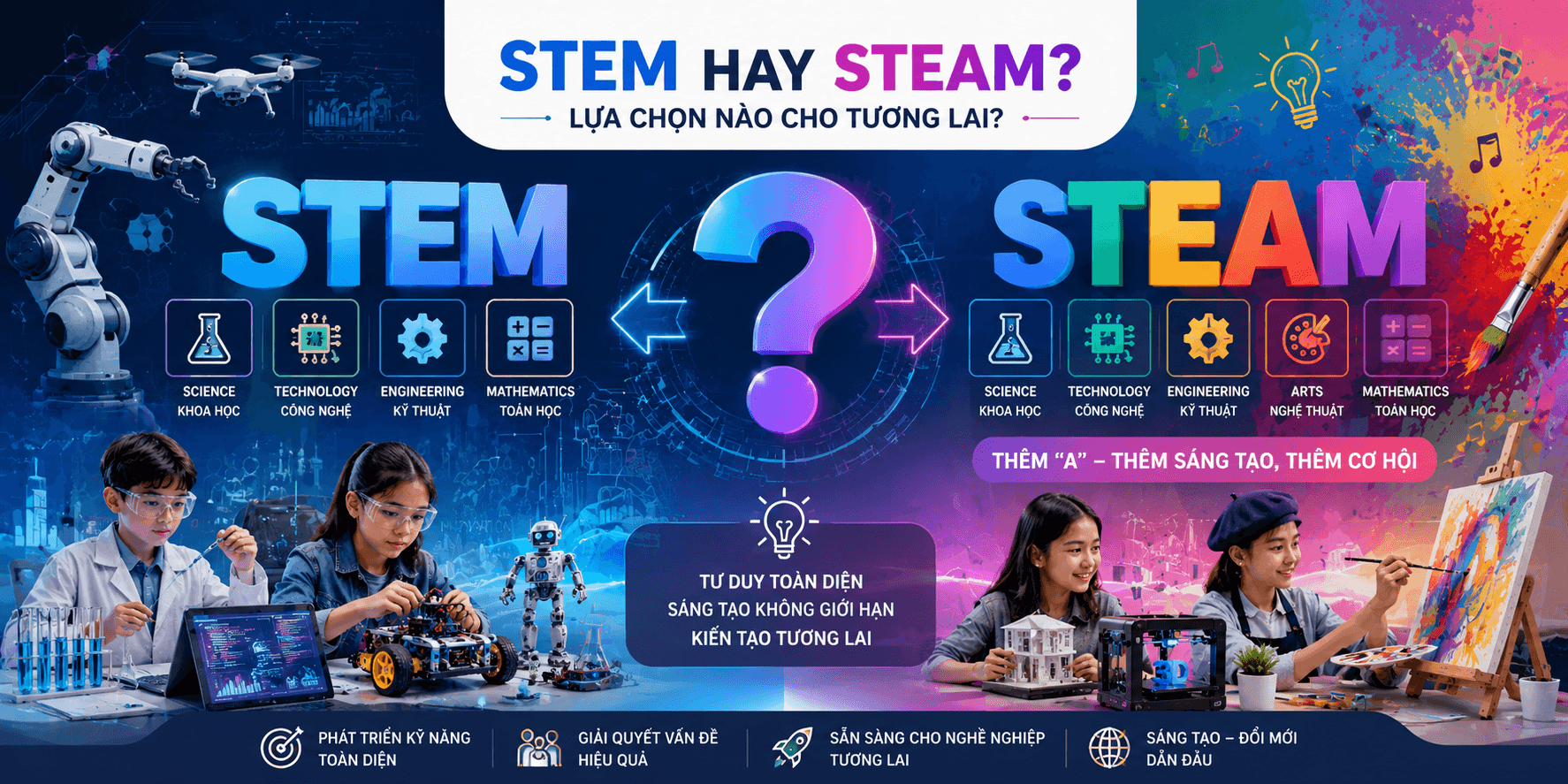 GIÁO DỤC STEM HAY STEAM?