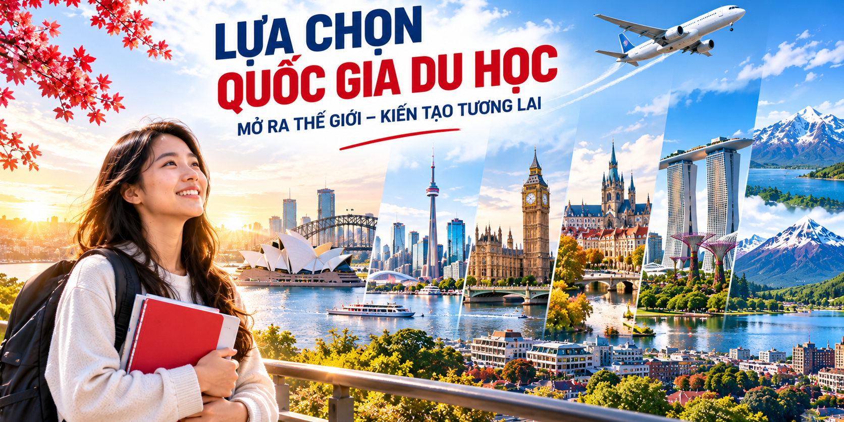 TIÊU CHÍ LỰA CHỌN QUỐC GIA DU HỌC TIÊU CHÍ LỰA CHỌN QUỐC GIA DU HỌC