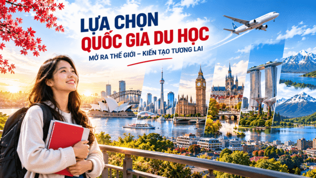 TIÊU CHÍ LỰA CHỌN QUỐC GIA DU HỌC TIÊU CHÍ LỰA CHỌN QUỐC GIA DU HỌC